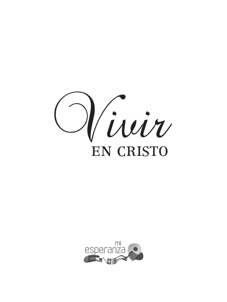 Vivir En Cristo Pdf Jesús Cristo Título
