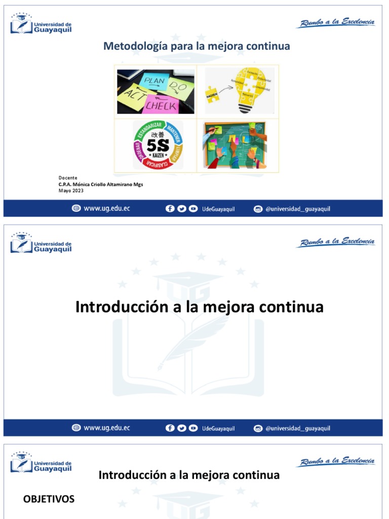 Metodología de Mejora Continua Empresarial | PDF | Six Sigma | Calidad ...