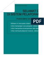 Selamat Datang Di Sistem Pelaporan Data Rutin Ispa: Puskesmas Sariwati