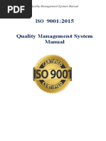 ISO 9001 Quality Process Manual