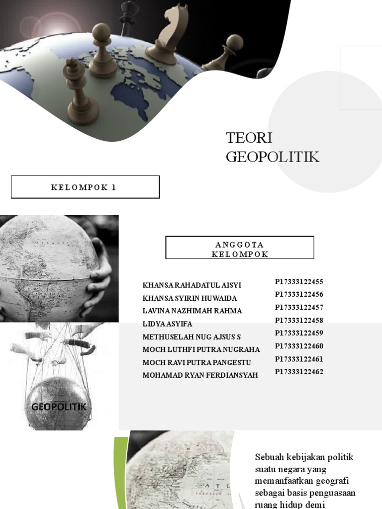 Teori Geopolitik Kelompok 1 | PDF