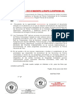 Informe RQ de Chalecos y Gorros JJ - VV