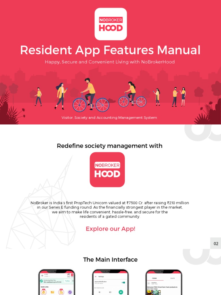 NoBrokerHood App Features Overview | PDF | Credit Card | Payments