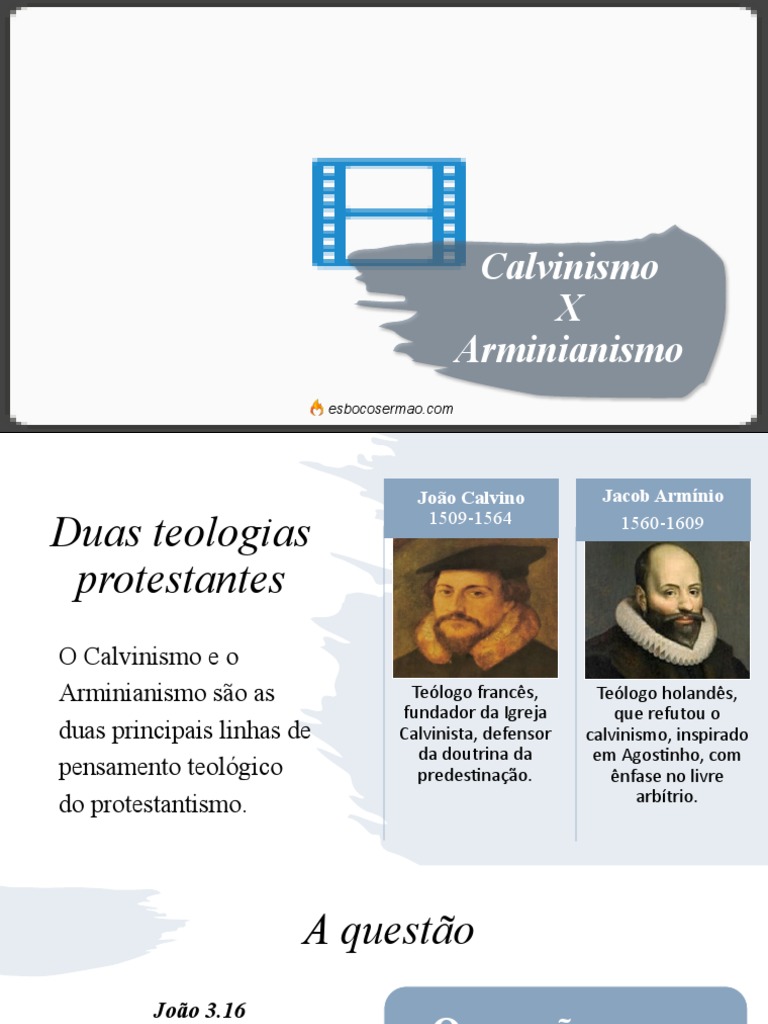 Calvinismo vs Arminianismo: Diferenças Cruciais | PDF