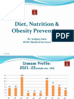 Diet Nutrition & Obesity Prevention