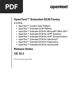 Extended ECM Family 22.3 Release Notes
