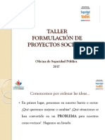 Presentación de Como Formular Proyectos Sociales PDF