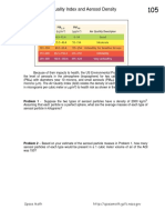 Air Quality Index and Aerosol Density