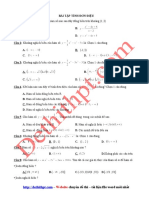 45 Bài Tập Tính Đơn Điệu Của Hàm Số - File Word Có Đáp Án