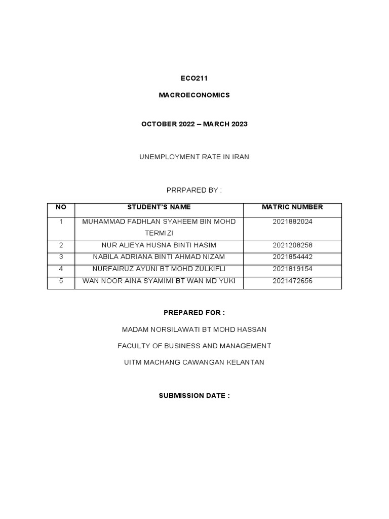 Assignment Group Eco211 Pdf