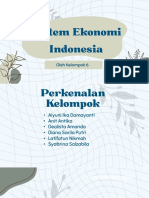 Sistem Ekonomi Indonesia Matkul Pengantar Ekonomi Makro Kelompok 6