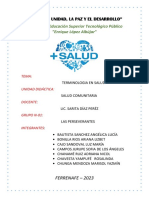 Terminologia de La Salud