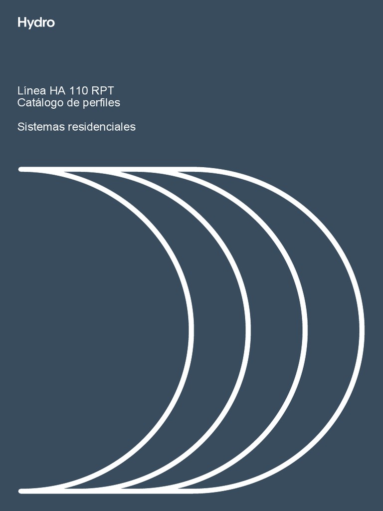 Catálogo de Perfiles HA 110 RPT | PDF | Aislamiento térmico | Materiales