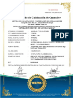 Certificados Montacargas - Ecopacking