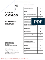 Hummer 1999 2000 Parts Catalog