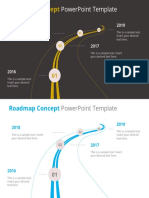 Jago Presentasi - Night-Metaphor-Roadmap-Powerpoint-Template