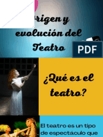 Origen y Evolución Del Teatro