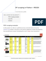 22 Project 3 PDF Scraping in Python REGEX
