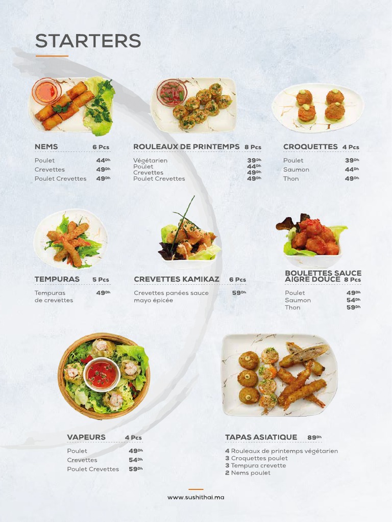 Menu Sushi | PDF