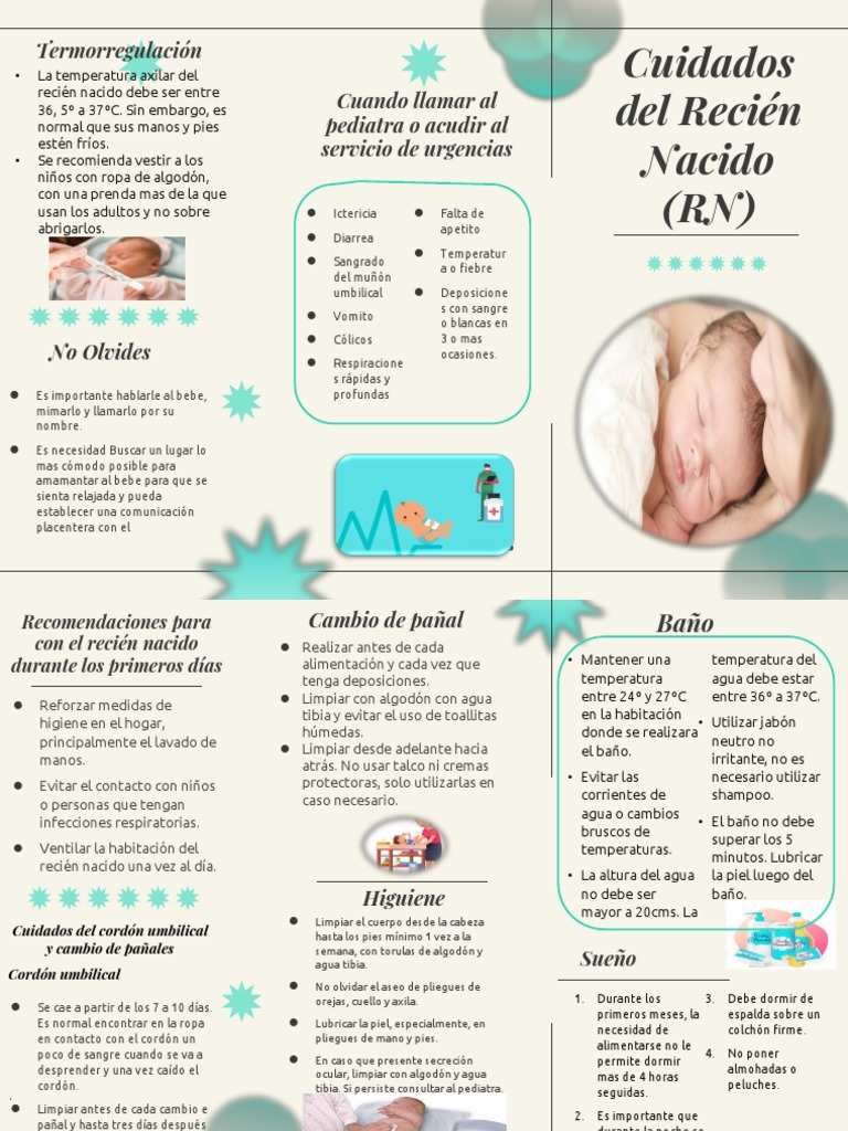 Cuidados En El Recien Nacido Pdf Medicina Clinica Especialidades
