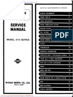 Datsun 1600 Service Manual Series 510