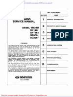 Doosan Engine d2366t Service Manual