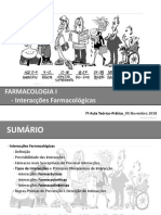 Aula TP7 - Interacções Farmacológicas