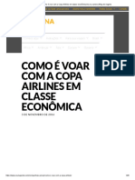 Como É Voar Com A Copa Airlines em Classe Econômicavou Na Janela - Blog de Viagens