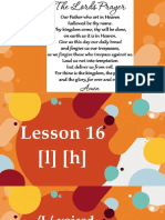 Lesson 16 (L) (H)