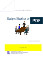 Formacion de EQUIPOS EFECTIVOS DE TRABAJO MANUAL