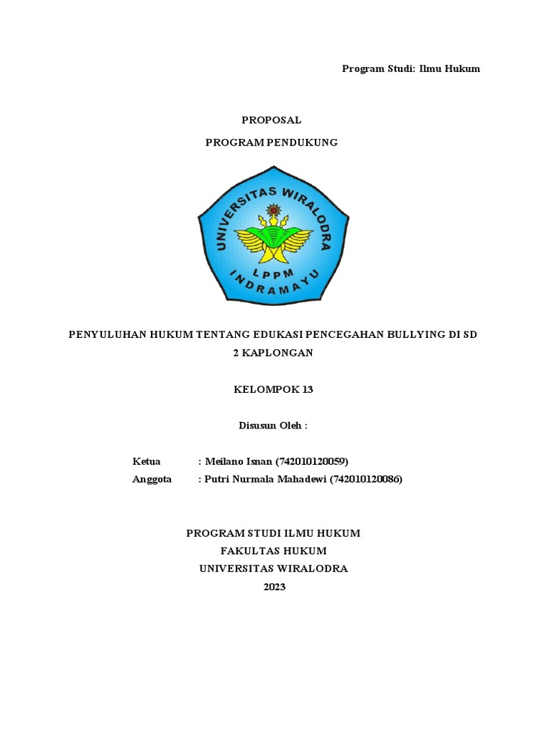 Proposal KKN FH | PDF | Karier & Perkembangan | Kesehatan Holistik