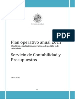 Documento Plan Operativo Anual 2011 SCPR Propuesta 20110221