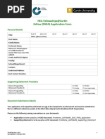 Application Form FHEA 2023