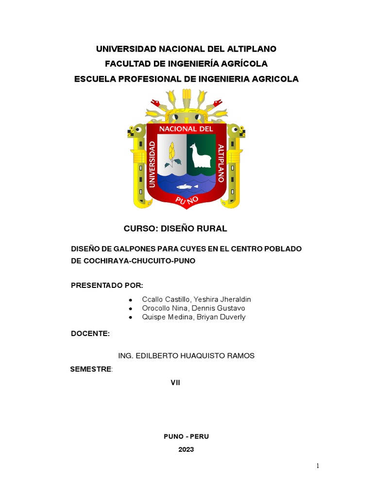 Final Diseño rural | PDF | Calor | Humedad