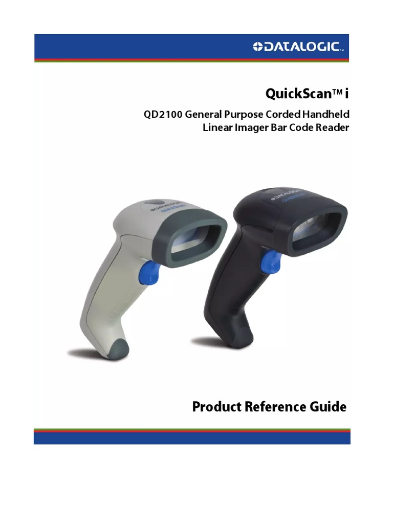 Manual de instruções Datalogic QuickScan QD2130 (388 páginas) | PDF