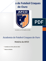 Academia de Futebol Craques de Ouro - Reunião