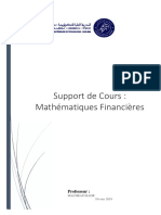 Support de Cours Mathématiques Financières