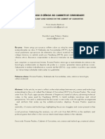 (ARTIGO L) Tecnologia e Ciência No Gabinete de Curiosidades