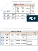 HorÃ¡rio - 2023.1 Curso Engenharia Da ProduÃ Ã o 07 06