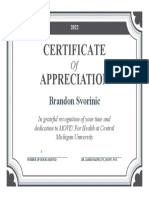 Svorinic - Move Volunteer Certification
