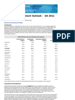 Colombia Business Environment Outlook