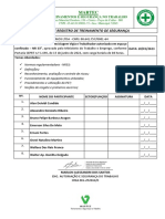 Lista de Presença NR33 - Vigia e Trabalhador Autorizado - BLATTA