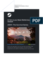 AWAY The Survival Series Is Now Available On Steam!