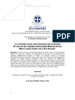 La Vivienda Social Como Fenómeno de Exclusión - Informe Avanzada