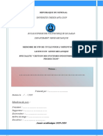 Modèle Page Couverture Licence GSIP