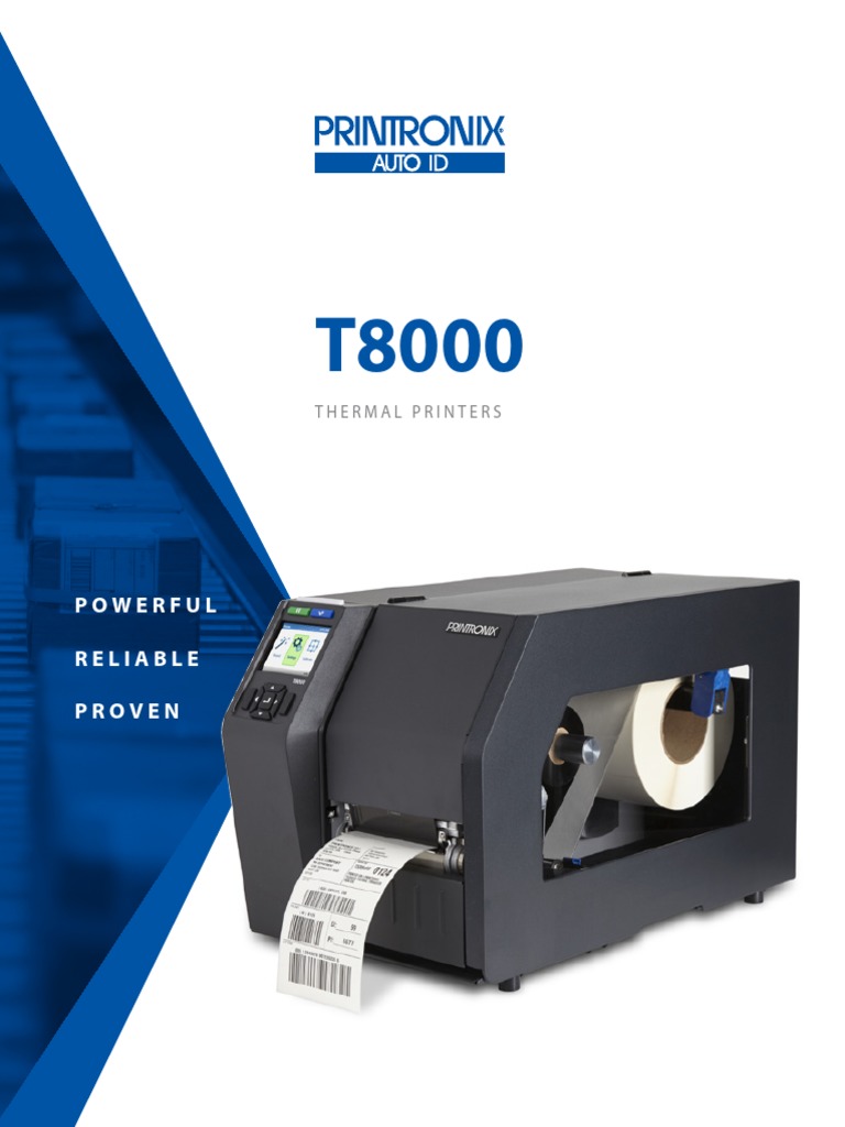 Printronix T8000 Sales Brochure | PDF