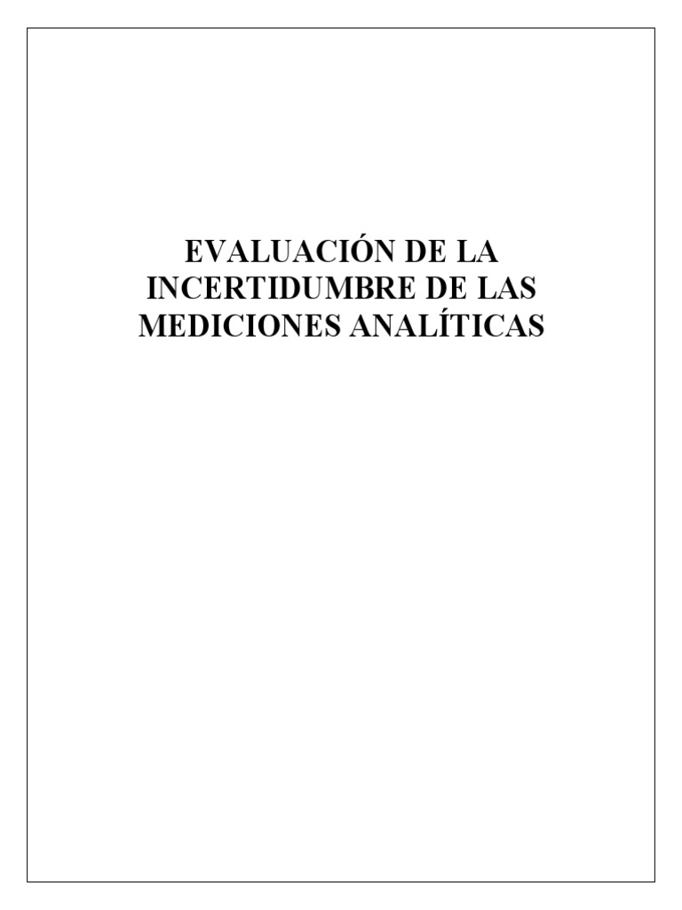 Anexo 2 - Evaluación de La Incertidumbre de Las Mediciones Analiticas ...