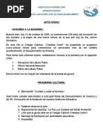 Ceremonia 12 de Octubre | PDF | Cristobal colon