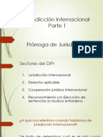 Jurisdicción Internacional - Parte 1 - Prórroga de Jurisdicción