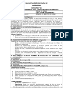 Formato #03 - Terminos de Referencia para Servicios en General